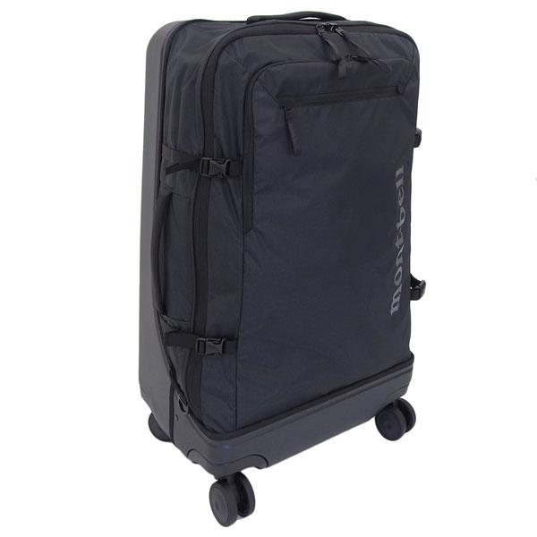 モンベル バッグ メンズ レディース キャリーバッグ ナイロン ブラック 4ウィールバッグ80 11...