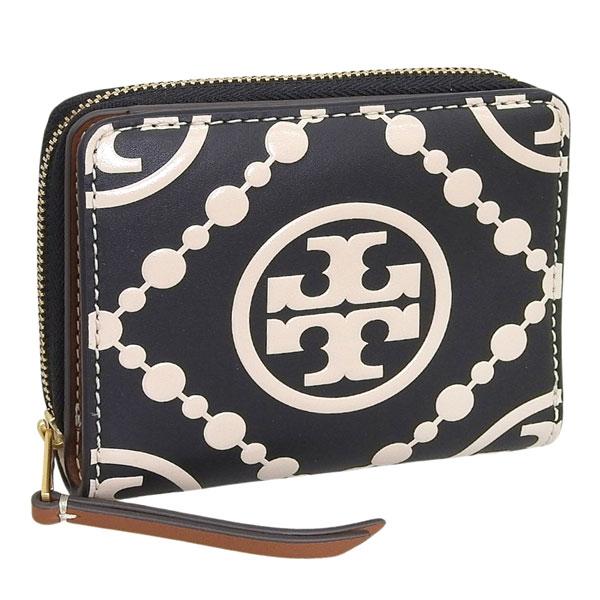 Tory Burch Tory Burch MONOGRAM CONTRAST EMBOSSED BI 二つ折り財布