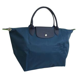 ロンシャン LONGCHAMP LE PLIAGE バッグ トートバッグ バッグ ナイロン レザー オーシャン ネイビー M レディース 1623-919｜riverall-men