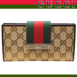 グッチ 財布 GUCCI ウェビング 長財布 181672｜riverall-men