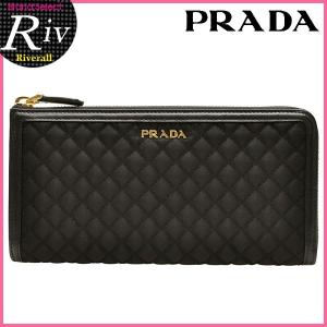 プラダ PRADA 財布 長財布 キルティング ラウンドファスナー 1M1183｜riverall-men