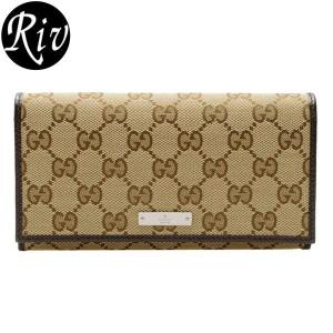 グッチ 財布 GUCCI 長財布 GGキャンバス METAL...