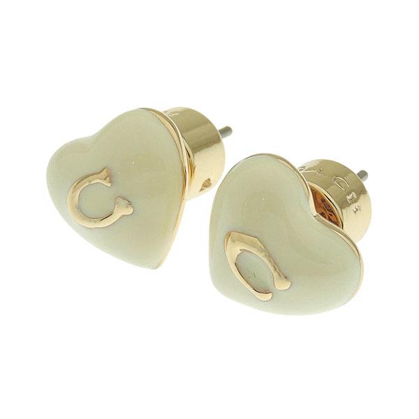 【並行輸入品】コーチ アクセサリー レディース ピアス ゴールドホワイト 37479226GLD10...