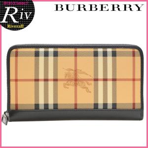 バーバリー 長財布 財布 BURBERRY ラウンドファスナー ホースフェリー チェック 新作 3801759｜riverall-men