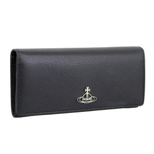 ヴィヴィアンウエストウッド 財布 レディース 長財布 レザー ブラック LONG CARD HOLDER 51120005L001JN401 VIVIENNE WESTWOOD｜riverall-men