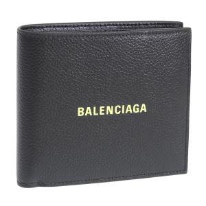 バレンシアガ 財布 メンズ 二つ折り財布 札入れ アウトレット レザー ブラック 59454913MR31072 BALENCIAGA｜riverall-men