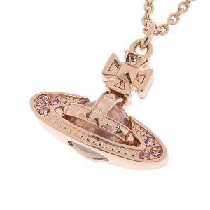 ヴィヴィアンウエストウッド VIVIENNE WESTWOOD PINA SMALL BAS RELIEF PENDANT ネックレス ピンクゴールド レディース 63020160｜riverall-men