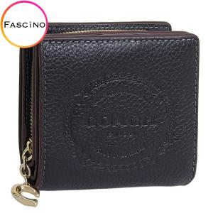 コーチ 財布 レディース 二つ折り財布 アウトレット レザー ブラック HERITAGE LEATHER SNAP WALLET CM216IMBLK COACH｜riverall-men