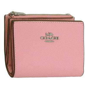✨️新品未使用✨ COACH ピンク 二つ折り財布 COACH コーチ 財布 レディース 2つ折り 折財布 コンパクト