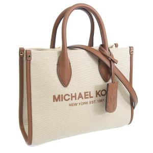 マイケルコース バッグ レディース ショルダーバッグ 2WAY トートバッグ アウトレット キャンバス ブラウン D35S2G7ZC5C MICHAEL KORS｜riverall-men