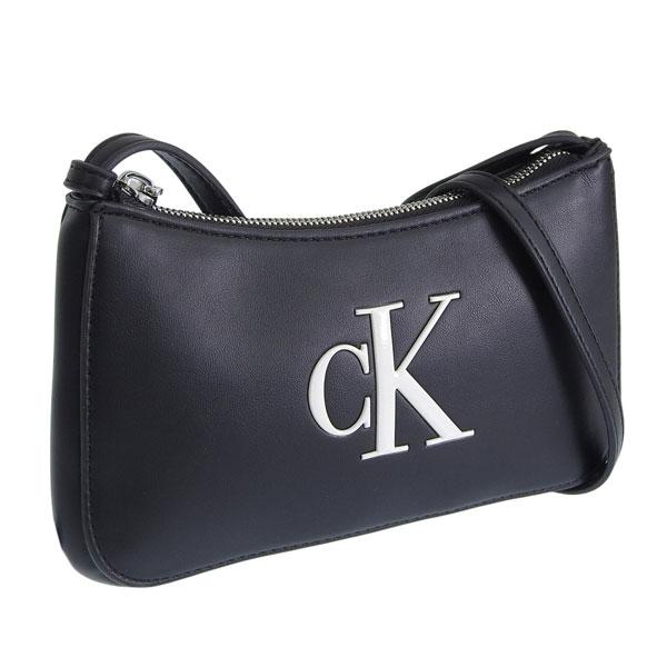 カルバンクライン バッグ レディース ショルダーバッグ ブラック BOLD CK MINI BAG ...