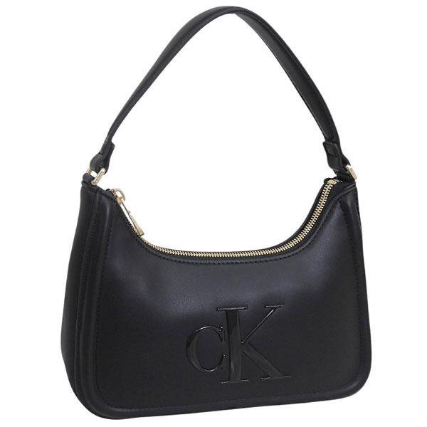 カルバンクライン バッグ レディース ショルダーバッグ ブラック BOLD CK SMALL SHO...