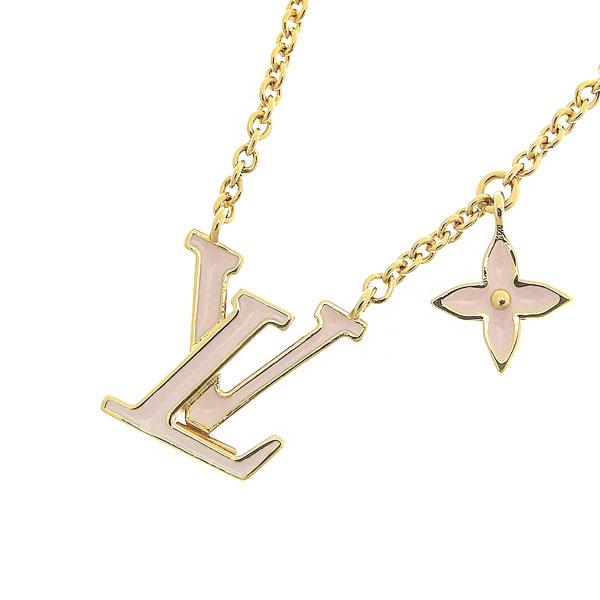 【並行輸入品】ルイヴィトン アクセサリー レディース ネックレス LV アイコニック エナメル ゴー...