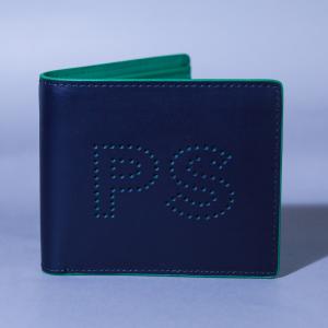 ポールスミス 財布 メンズ 二つ折り 折財布 レザー ネイビー WALET BFOLD AND COIN M2A7395 Paul Smith｜riverall-men