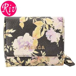 リエンダ rienda 財布 三つ折り財布 花柄 r03278205-bk｜riverall-men