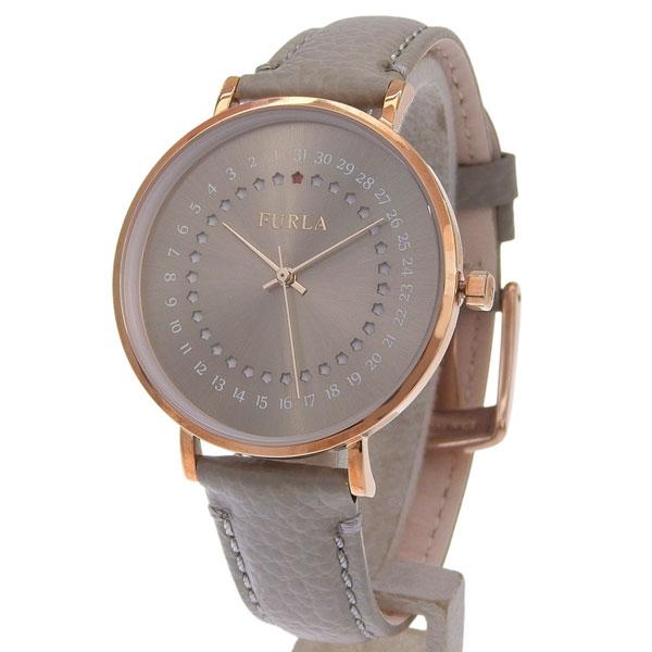 フルラ 腕時計 レディース SSレザー グレー GIADA DATE 36mm 3H GRAY DI...