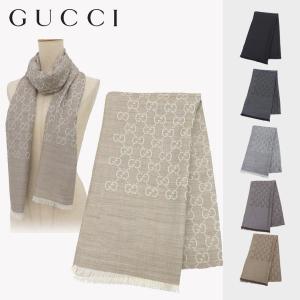 ネイビー新品GUCCIマフラー✨グッチマフラー❗️正規箱紙袋セット✨グッチ GUCCIマフラー✨新品！箱紙袋セット✨グッチマフラー グッチ