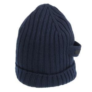 プラダ 帽子 メンズ レディース ニット帽 アウトレット M ウール ブルー CAPPELLINO UMD188 WOOL F.5 BLEU PRADA｜riverall-men