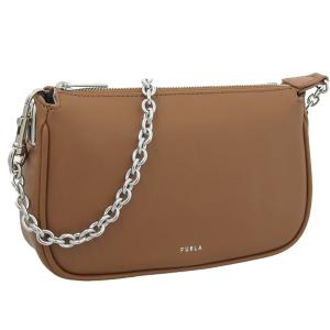 フルラ FURLA MOON MINI SHOULDER BAG W CHAIN バッグ ショルダーバッグ レザー COGNAC コニャック ブラウン レディース｜riverall-men