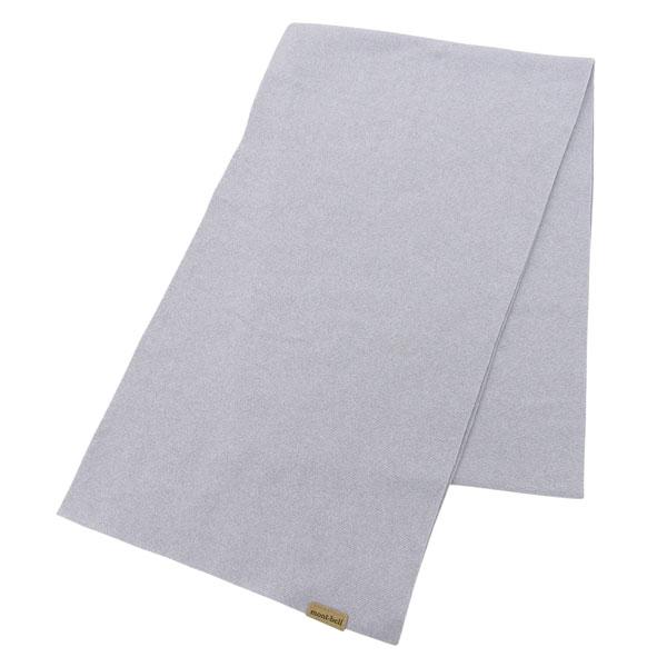 モンベル シャミース マフラー メンズ レディース ライトグレー25 1118163LGY25 mo...