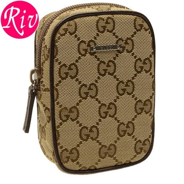 グッチ GUCCI シガレットケース タバコケース ダークブラウン GGキャンバス レザー 1152...