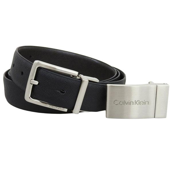 カルバンクライン ベルト メンズ リバーシブル スーツ ビジネス カジュアル 48 レザー 本革 ブ...