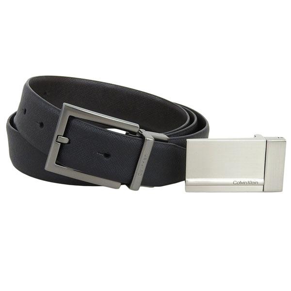 カルバンクライン ベルト メンズ リバーシブル スーツ ビジネス カジュアル 48 レザー 本革 ブ...