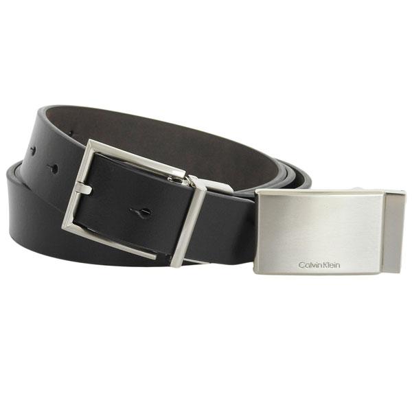 カルバンクライン ベルト メンズ リバーシブル スーツ ビジネス カジュアル 48 レザー 本革 ブ...