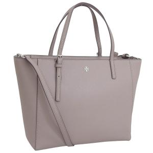 トリーバーチ バッグ レディース トートバッグ 2WAY アウトレット グレー EMERSON SMALL TOTE 136091-082 TORY BURCH｜riverall