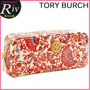 トリーバーチ ポーチ TORY BURCH コットン E W COSMWTIC 新作 18159194 アウトレット レディース｜riverall