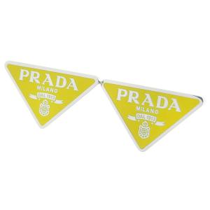 プラダ アクセサリー レディース イヤリング アウトレット イエロー 1JO684 SMALTO JEWELS GIALLO PRADA｜riverall