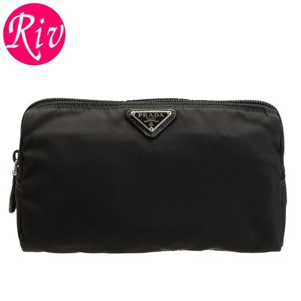 プラダ PRADA ポーチ アウトレット ナイロン ブラック 1NA6932BQPF0002 NE