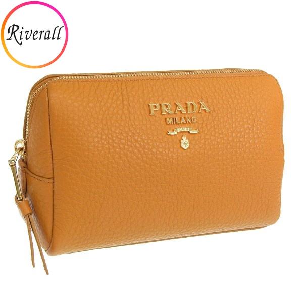 【数量限定セール】プラダ 化粧ポーチ コスメポーチ 小物入れ レディース アウトレット TU レザー...