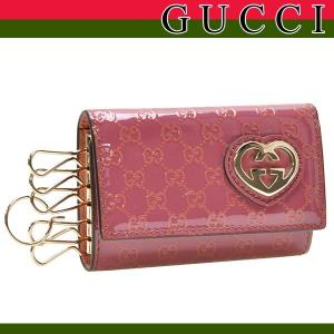 グッチ キーケース GUCCI ラブリー 6連キーケース グ...