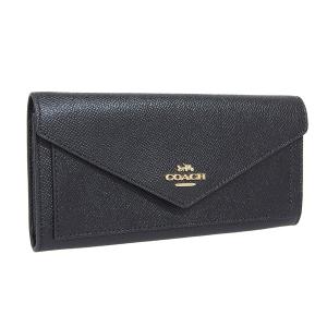 コーチ COACH 長財布 レザー ブラック レディース 3033｜riverall