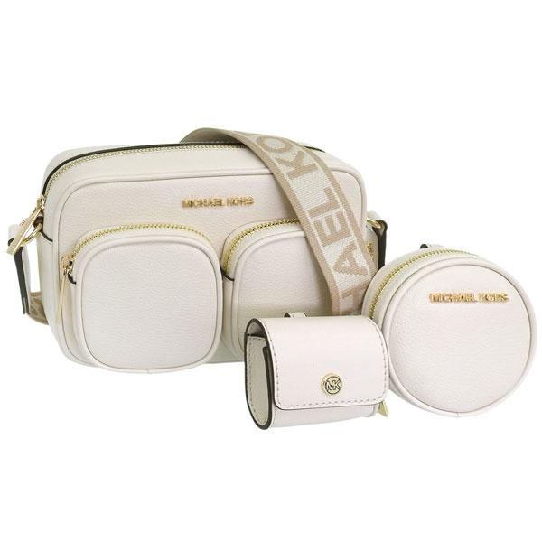 マイケルコース バッグ レディース ショルダーバッグ アウトレット レザー ホワイト JET SET...