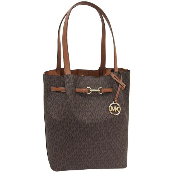 マイケルコース バッグ レディース トートバッグ アウトレット PVC ブラウン 35S5G2ZT3...