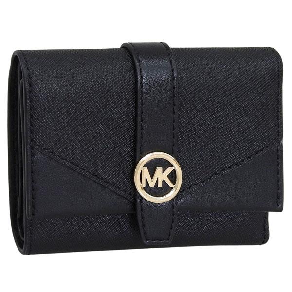 マイケルコース 財布 レディース 3つ折り 折財布 ミニ財布 コンパクト アウトレット レザー ブラ...