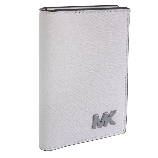 マイケルコース カードケース カード入れ メンズ アウトレット レザー ホワイト COOPER FO...