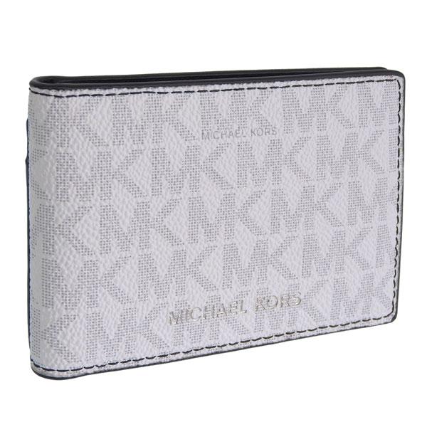 マイケルコース カードケース カード入れ メンズ アウトレット パスケース 定期入れ PVC ホワイ...