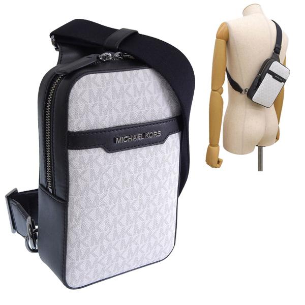 マイケルコース バッグ メンズ ショルダーバッグ ボディバッグ アウトレット PVC ホワイト CO...