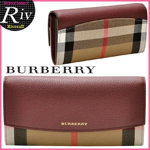 バーバリー 財布 BURBERRY 長財布 ハウスチェック 3975330