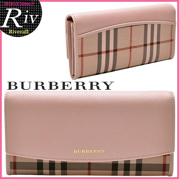 バーバリー 財布 BURBERRY 長財布 ラウンドファスナー ホースフェリーチェック 399676...