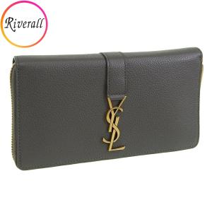 サンローラン 財布 レディース 長財布 アウトレット ラウンドファスナー 414570B680W1011 SAINT LAURENT｜riverall