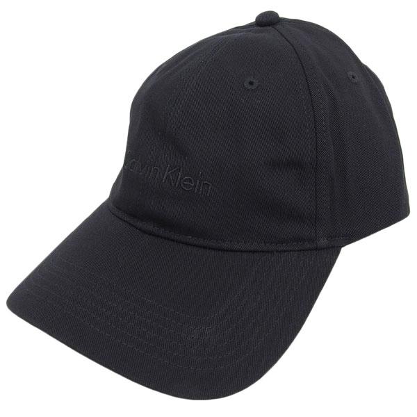 カルバンクライン 帽子 メンズ レディース ベースボールキャップ ONE SIZE コットン ブラッ...