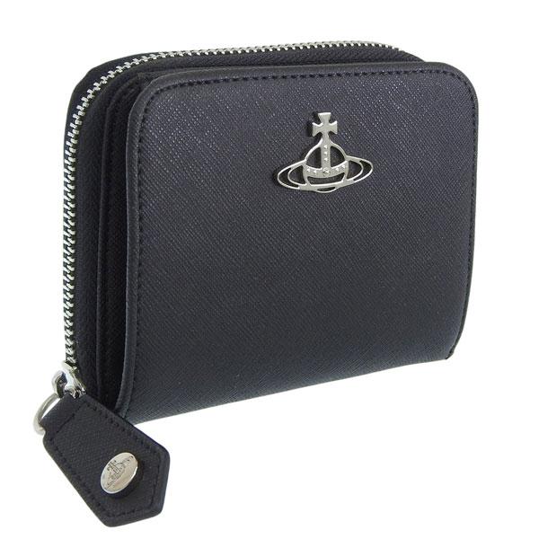 ヴィヴィアンウエストウッド 財布 レディース 2つ折り 折財布 コンパクト ブラック MEDIUM ...