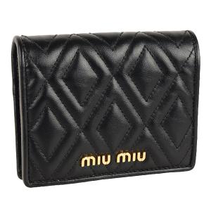 ミュウミュウ MIUMIU 財布 折財布 二つ折り アウトレット 5mv204｜riverall