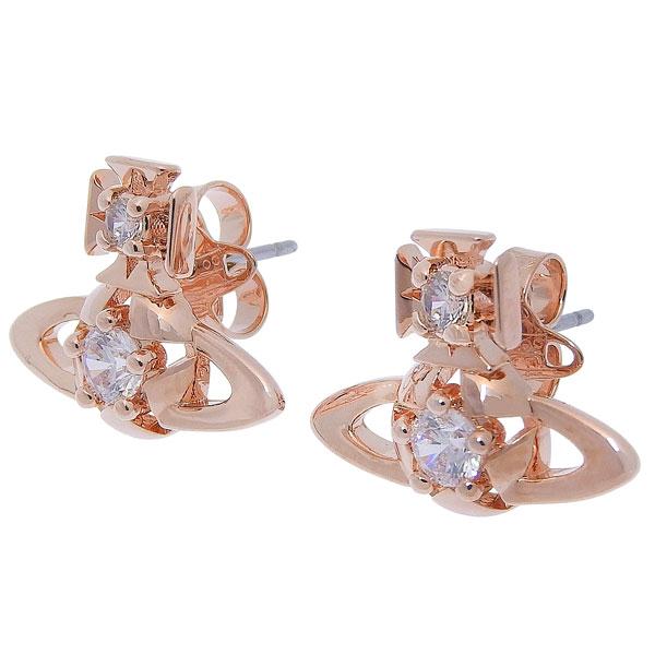 【並行輸入品】ヴィヴィアンウエストウッド アクセサリー レディース ピアス ピンクゴールド LEE ...