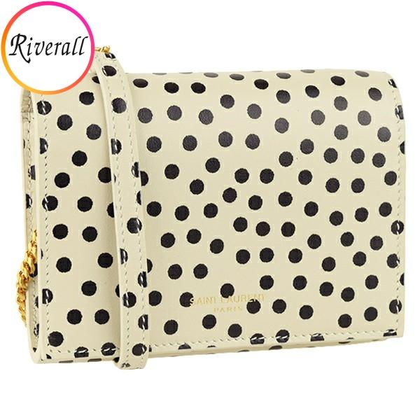 サンローラン パリ SAINT LAURENT PARIS ショルダーウォレット ミニ チェーン ド...