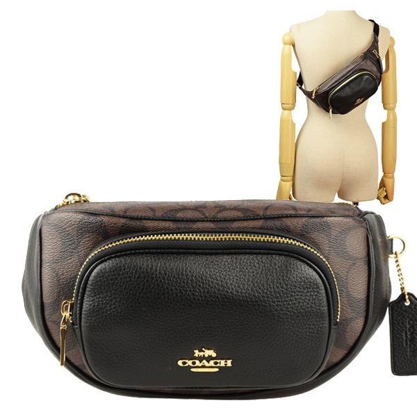 コーチ COACH ウエストバッグ ウエストポーチ ボディバッグ メンズ シグネチャー アウトレット...